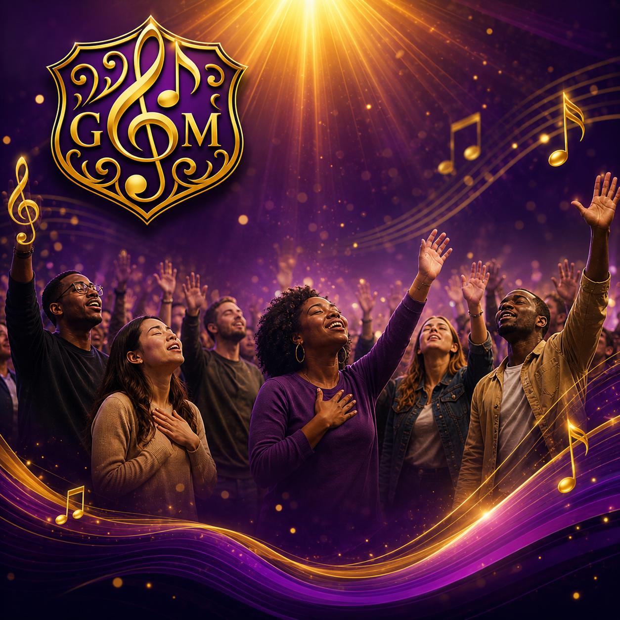 GOT Music ministry worship gathering with congregation lifting hands in praise